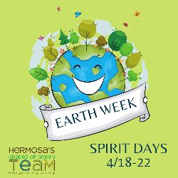 Earth Week Spirit Days 4/18-22